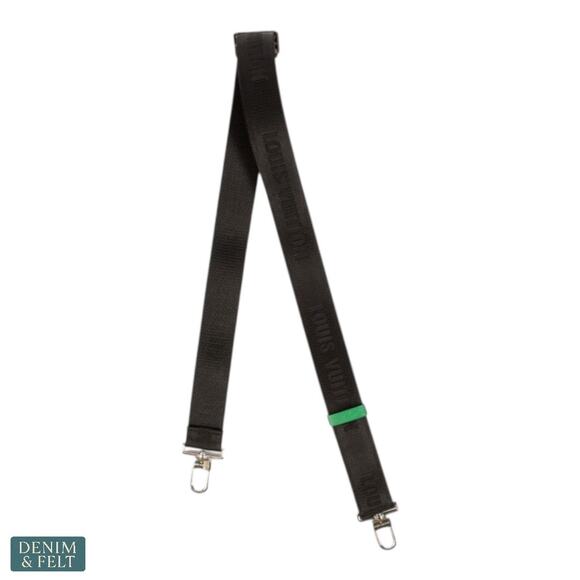 Louis Vuitton Black Green Nylon Alpha Messenger Shoulder Strap Adjustable LV - Picture 9 of 16
